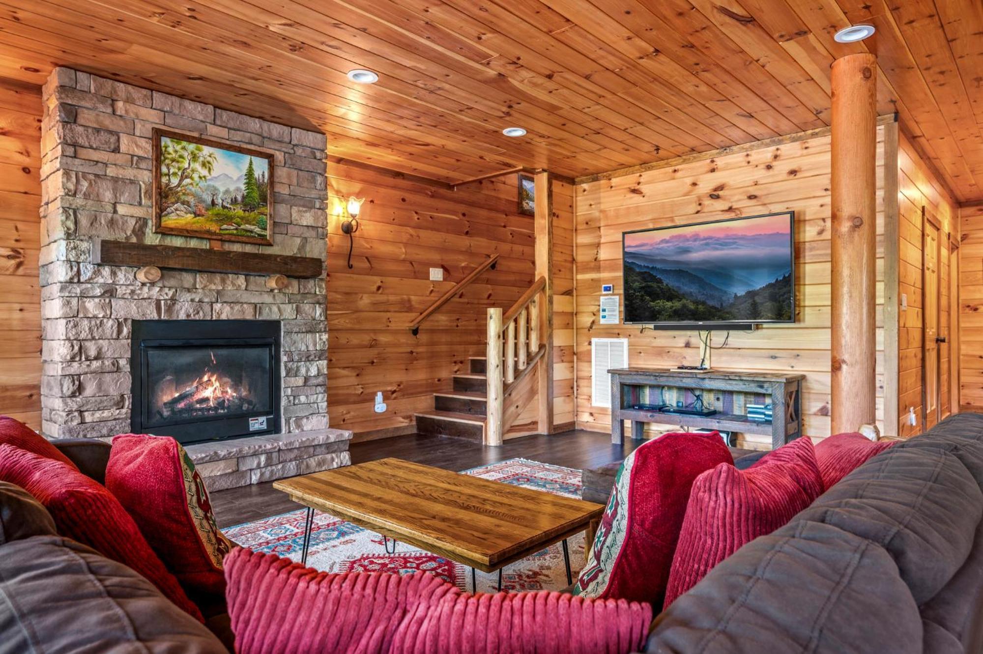 Ridge View Lodge Nature And Mountain View - Hot Tub - Firepit - Yard - Games Gatlinburg Kültér fotó